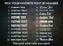 Load image into Gallery viewer, Custom Jeep Name Stickers