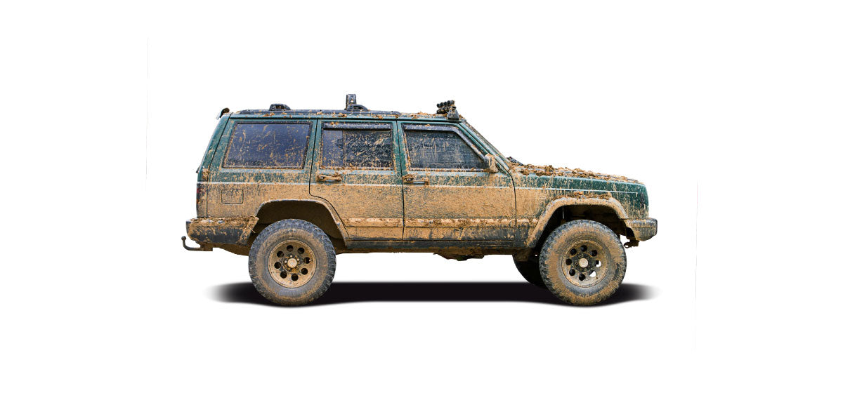 Jeep XJ Decals Red Dirt Graphics