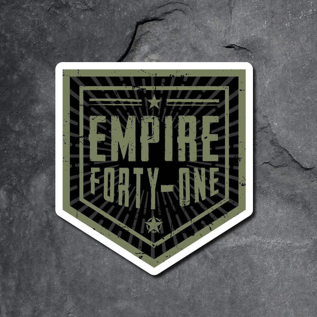 Empire 41 Shield Decal