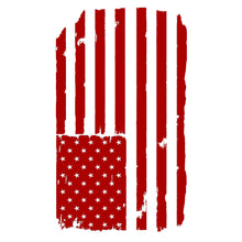 Load image into Gallery viewer, Large Jeep Hood Decal - US Distressed Flag
