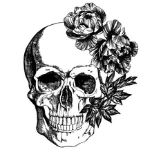 Load image into Gallery viewer, Large Jeep Hood Decal - Skull and Roses
