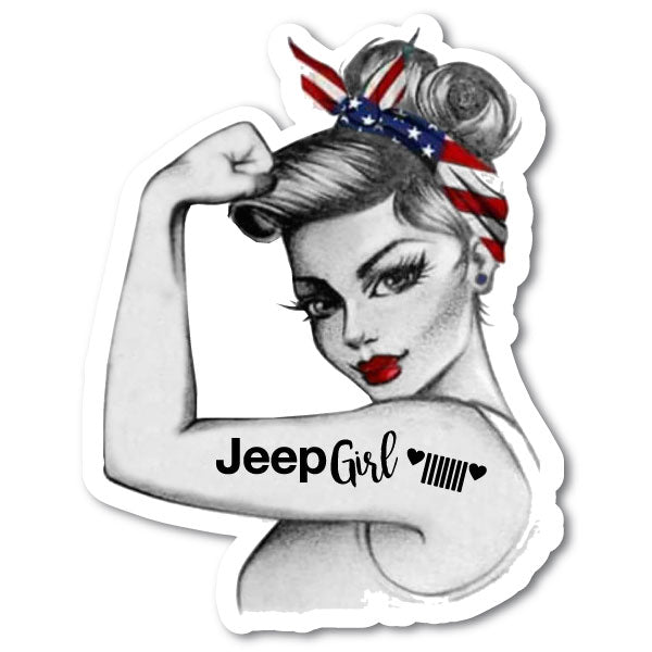 Jeep Girl Decal