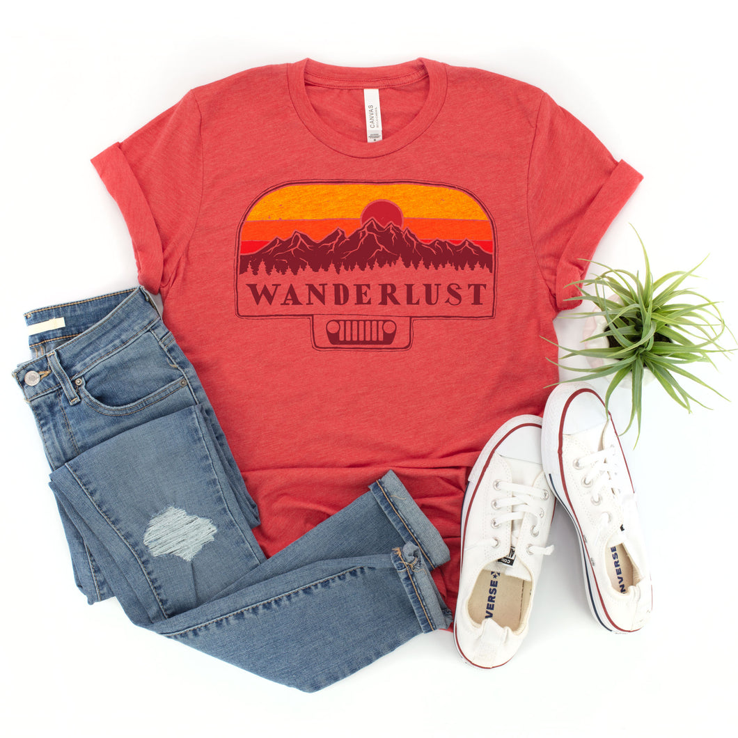 Wanderlust Jeep Shirt